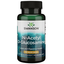 Carica l&#39;immagine nel visualizzatore di Gallery, Swanson N-Acétyl D-Glucosamine ( N-A-G ) 750 MG 60 Comprimé Veg
