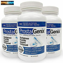 이미지를 갤러리 뷰어에 로드 , ProstaGenix Multiphase Prostate Supplement -3 Bottles- Featured on Larry King In
