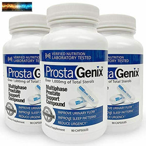 ProstaGenix Multiphase Prostate Supplement -3 Bottles- Featured on Larry King In