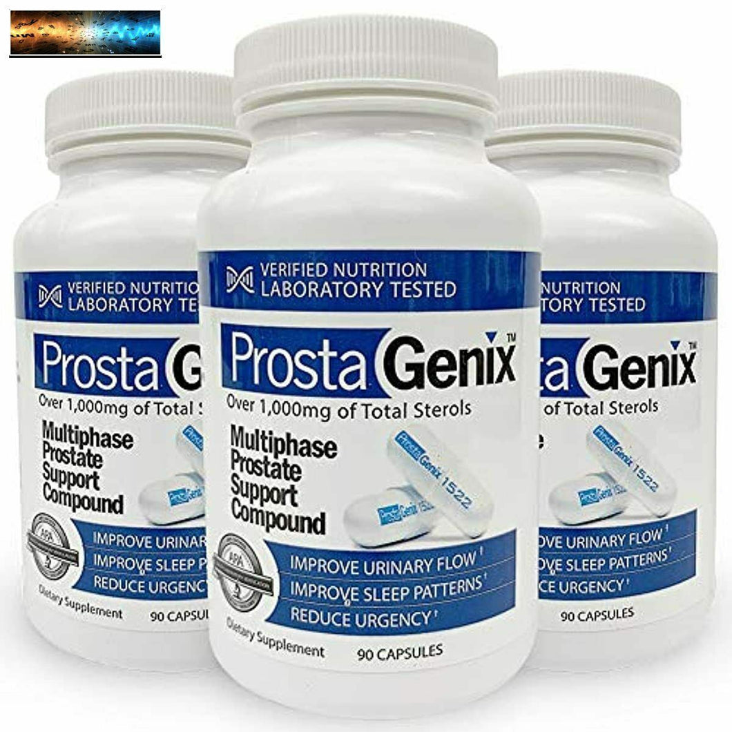 ProstaGenix Mehrphasig Prostata Ergänzung -3 Bottles- Beinhaltet Auf Larry König