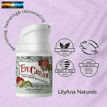 Carica l&#39;immagine nel visualizzatore di Gallery, LilyAna Naturals Eye Crème - 2-Month Approvisionnement - Fabriqué En USA, pour
