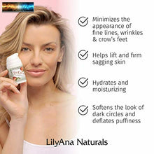 Carica l&#39;immagine nel visualizzatore di Gallery, LilyAna Naturals Eye Crème - 2-Month Approvisionnement - Fabriqué En USA, pour
