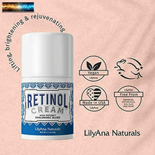 Charger l&#39;image dans la galerie, LilyAna Naturals Retinol Crema para Rostro - Hecho En Eeuu  Crema
