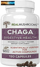 將圖片載入圖庫檢視器 Real Mushrooms Kapseln für Verdauung Gesundheit Und Immune Stütze (120ct) Vegan
