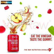 Load image into Gallery viewer, Organic Apple Cider Vinegar Gummies - with Mother, Raw, Gluten Free ACV - Great
