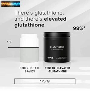 Ultra Potencia Glutatión Cápsulas - 1000mg Concentrado Fórmula - 98%+ Muy