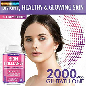 Glutathion für Weißere Tabletten - 2000mcg - Besser Als Hautaufhellend