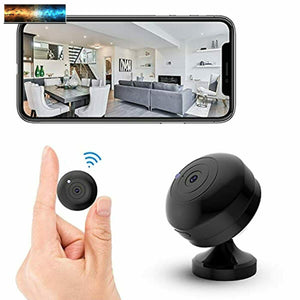 FECOMI Mini Spy Camera WiFi Hidden Cam 1080P Small Portable Wireless Nanny Cam w