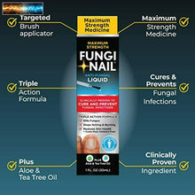 Load image into Gallery viewer, Fungi Nail, Anti-Fungal Solution, 1 Ounce, Transparent
