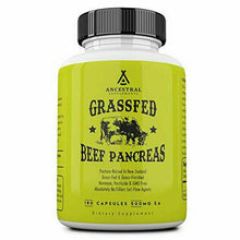 Load image into Gallery viewer, Ancestral Supplements Grass Fed Pancreas Digestive, 500 mg 180 Caps
