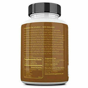 Ancestral Supplements Bovine Tracheal Cartilage (with Liver) 500 mg 180 Cap