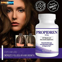 Cargar imagen en el visor de la galería, Propidren by HairGenics - DHT Blocker with Saw Palmetto To Prevent Hair Loss and
