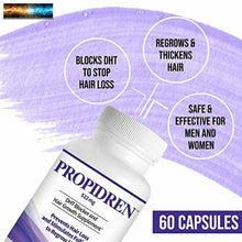 Cargar imagen en el visor de la galería, Propidren by HairGenics - DHT Blocker with Saw Palmetto To Prevent Hair Loss and
