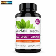 Cargar imagen en el visor de la galería, Zenwise Hair Growth Vitamins - Hair Loss Treatment with Biotin, Saw Palmetto DHT
