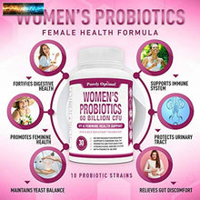 Load image into Gallery viewer, Premium Probiotics for Women - 60 Billion CFU, Dr. Formulated Prebiotics and Pro
