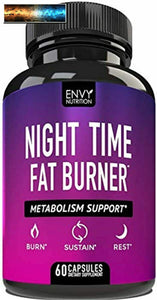 Night Time Fat Burner - Metabolism Support, Appetite Suppressant and Weight Loss