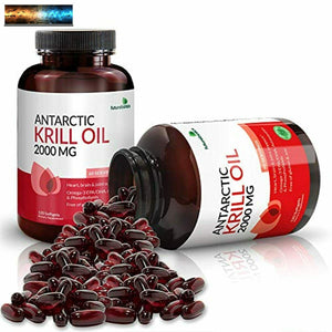 Futurebiotics Antarctic Krill Oil 2000mg with Astaxanthin, Omega-3s EPA, DHA and