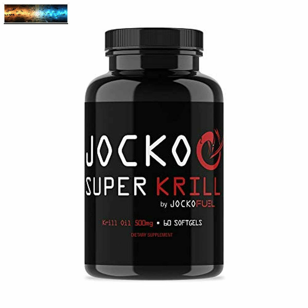 Jocko Super Krill Oil - 1000mg Serving - Pure Antarctic Krill - Astaxanthin, Ome