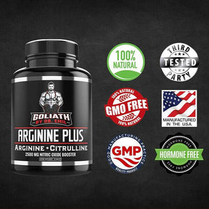 Dr. Emil's ARGININE Plus - L Arginine + L Citrulline - 2500 MG High Dose 90 Tabs