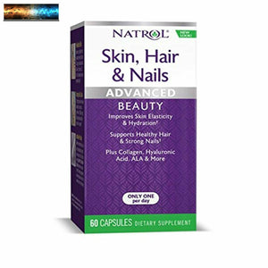 Natrol Skin, Hair and Nails Advanced Beauty Capsules, Packed with Beauty Enhanci