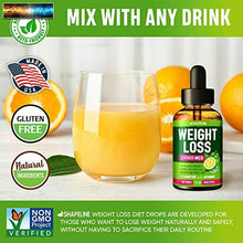 Load image into Gallery viewer, Weight Loss Drops - Appetite Suppressant for Women &amp; Men - Made in The USA - Nat
