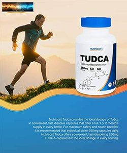Nutricost Tudca 250mg, 60 Capsules (Tauroursodeoxycholic Acid) - Premium Quality