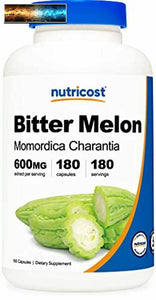 Nutricost Bitter Melon 600mg, 180 Capsules