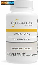 Load image into Gallery viewer, Integrative Therapeutics Vitamin D3 5,000 IU - Immune System and Bone Support Su

