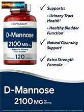 Load image into Gallery viewer, D Mannose Capsules | 2100 mg | Highest Potency | 120 Count | Non-GMO &amp; Gluten Fr

