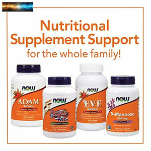 NOW Foods Supplements, D-Mannose 500 mg, Non-GMO Project Verified, Healthy Urina