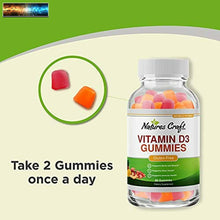 Load image into Gallery viewer, Vitamin D3 Immune Support Gummies - Vitamin D 2000 IU Adult Gummy Vitamins for B
