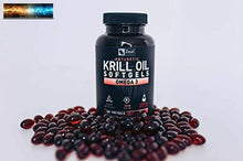 Load image into Gallery viewer, Pure Antarctic Krill Oil 1000mg (180 Softgels) 3 Month Supply Omega 3 Krill Oil
