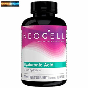 NeoCell Hyaluronic Acid, Daily Hydration for Skin Hydration & Suppleness, 100mg