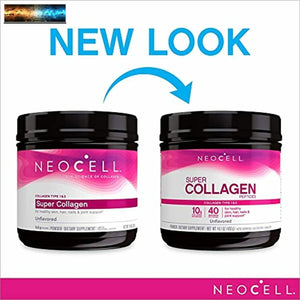 NeoCell Super Collagen Peptides Powder, 14 Ounces, Non-GMO, Grass Fed, Paleo Fri