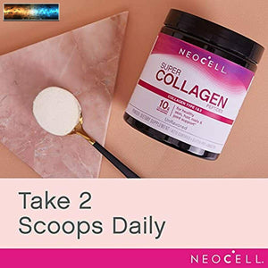 NeoCell Super Collagen Peptides Powder, 14 Ounces, Non-GMO, Grass Fed, Paleo Fri