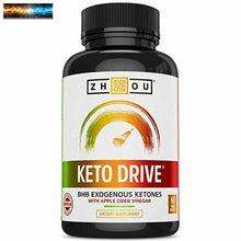 Load image into Gallery viewer, Zhou Keto Drive Capsules | Ketosis Supplement with BHB Exogenous Ketones | 30 Se
