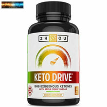 이미지를 갤러리 뷰어에 로드 , Zhou Keto Drive Capsules | Ketosis Supplement with BHB Exogenous Ketones | 30 Se
