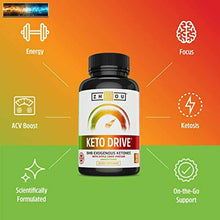 이미지를 갤러리 뷰어에 로드 , Zhou Keto Drive Capsules | Ketosis Supplement with BHB Exogenous Ketones | 30 Se
