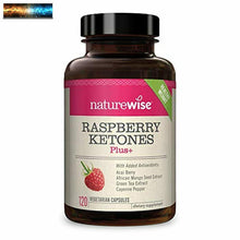 Carica l&#39;immagine nel visualizzatore di Gallery, NatureWise Raspberry Ketones Plus | Advanced Weight Loss &amp; Appetite Suppressant
