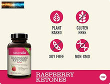 Carica l&#39;immagine nel visualizzatore di Gallery, NatureWise Raspberry Ketones Plus | Advanced Weight Loss &amp; Appetite Suppressant
