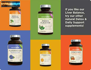 NatureWise Liver Detox Cleanse Supplement (60 servings) Triple Repair Formula wi