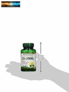 Vitamin D3 by Nature’s Bounty for immune support. Vitamin D3 provides immune s