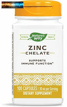Load image into Gallery viewer, Nature&#39;s Way Zinc, 30 mg per serving, 100 capsules (Packaging May Vary)
