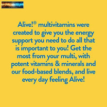 將圖片載入圖庫檢視器 Nature&#39;s Way Alive! Once Daily Men&#39;s Multivitamin, Ultra Potency, -Based Blends
