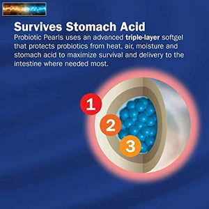 Nature's Way Probiotic Pearls Complete, Probiotic Supplement, 30 Softgels (Packa