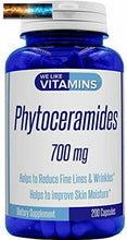 Load image into Gallery viewer, Phytoceramides 700mg - 200 Capsules All Natural Wheat Free and Based - Phytocer
