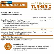 Load image into Gallery viewer, Turmeric Curcumin with Ginger &amp; BioPerine Black Pepper Supplement :: Anti-Inflam
