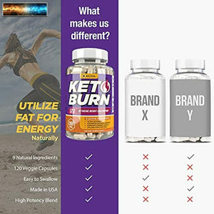 Extreme Keto Burn Advantage - 1365 MG Ultra Fast Keto Boost, Pure Pills, 9 Ketos