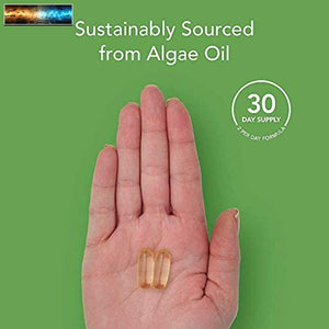 Vegan Omega-3 Fish Oil Alternative sourced from Algae Oil | Highest Levels of Ve