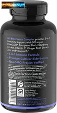 Load image into Gallery viewer, SR® Elderberry Immune Support with Zinc, Vitamin C + D3 (5000IU) | Highest Extr
